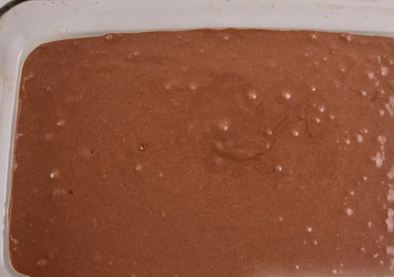 Chocolate Biscuit Cake with Custard step 5
