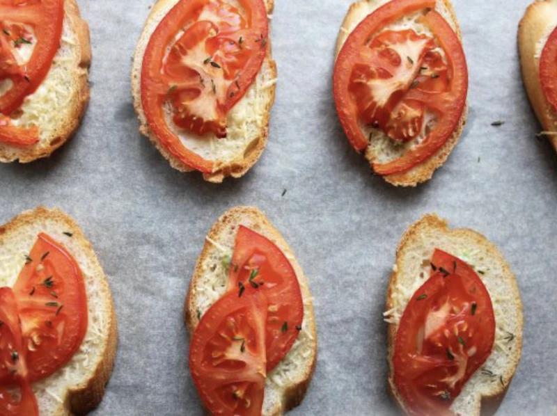Hot Sandwiches with Cheese and Tomatoes step 7