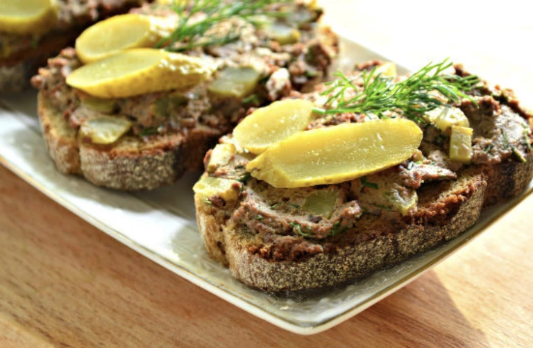 Chicken Liver Pate Sandwiches