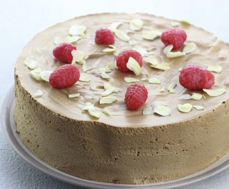Chocolate Mousse Cake with Biscuit