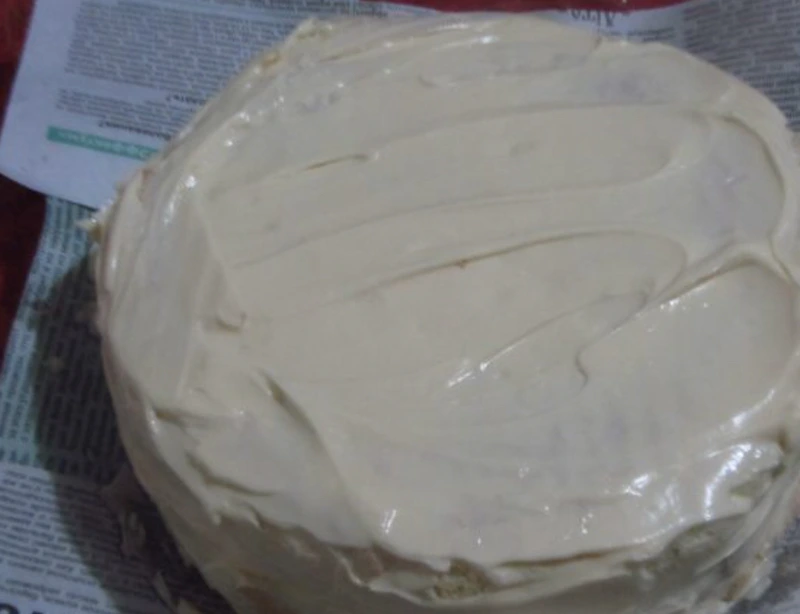 Sponge Cake with Lemon Cream step 13