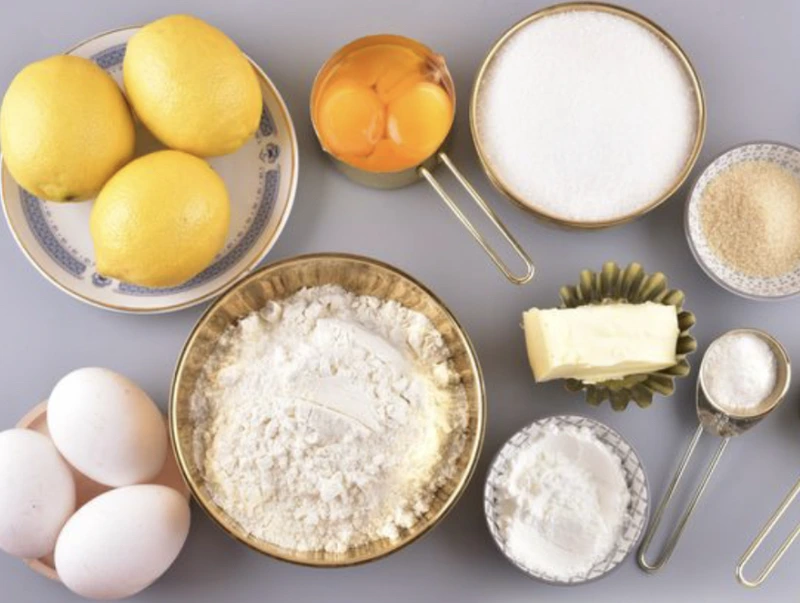 Sponge Cake with Lemon Curd step 1
