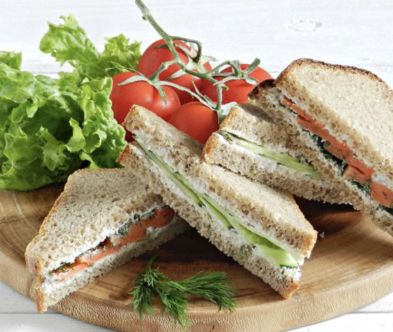 Sandwiches with Salmon and Cucumbers step 10