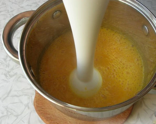 Tangerine Cheesecake step 8