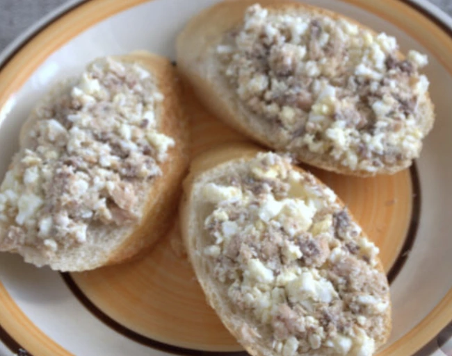 Hot Saury Sandwiches (in the Oven) step 7