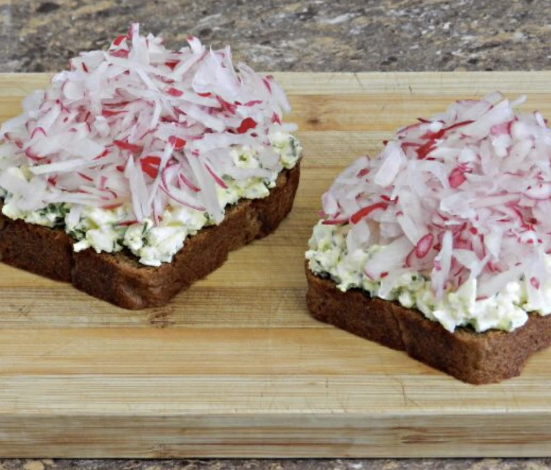 Radish Sandwiches step 9