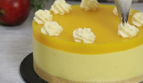 Mango Cheesecake (no Baked) step 21