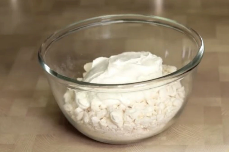 Ice Cream Cake “Semifreddo” with Meringue step 9