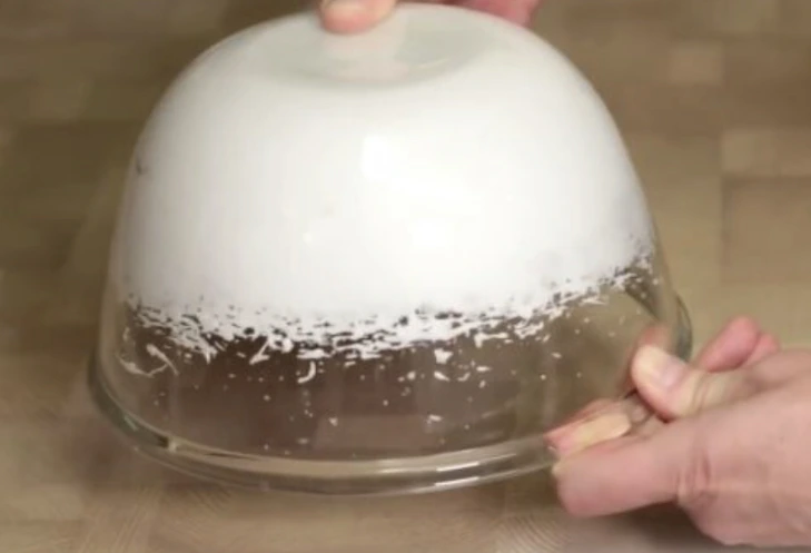Ice Cream Cake “Semifreddo” with Meringue step 4