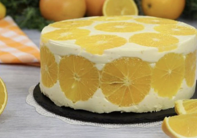 Orange Mousse Cake