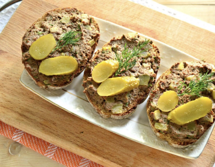 Chicken Liver Pate Sandwiches step 12