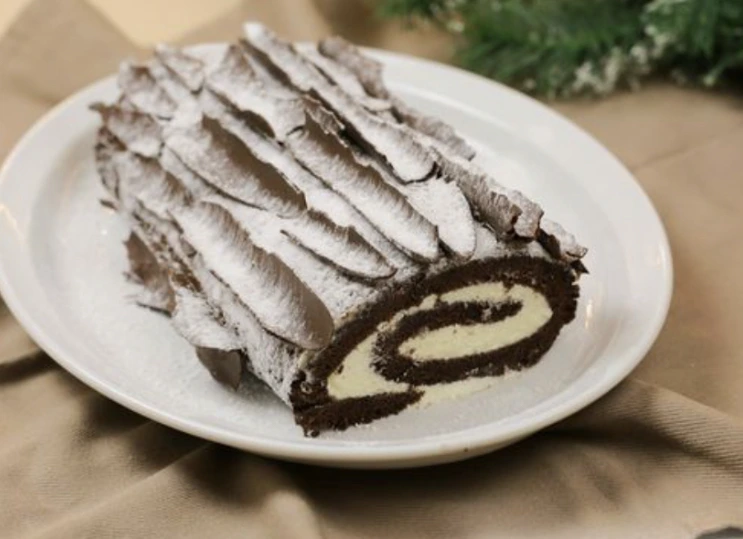 Chocolate Sponge Roll with Buttercream