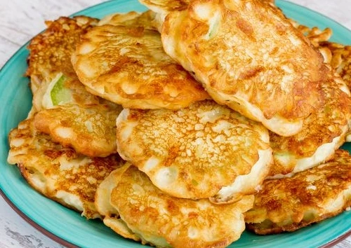 Fried Zucchini in Cheese and Yoghurt Batter