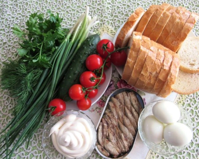 Sprat Sandwiches step 1