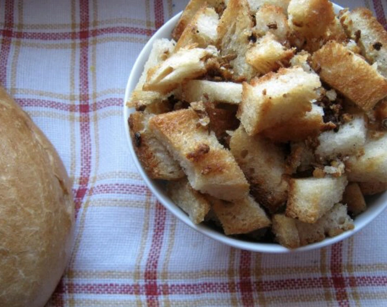 Garlic Croutons step 9
