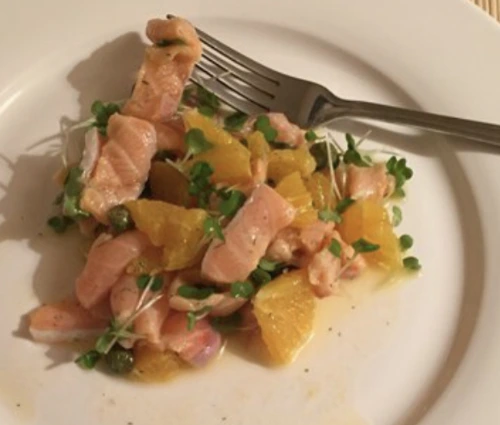 Salmon Ceviche Salad