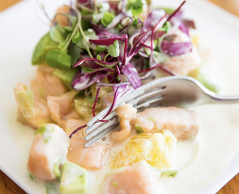 Salmon Ceviche with Avocado