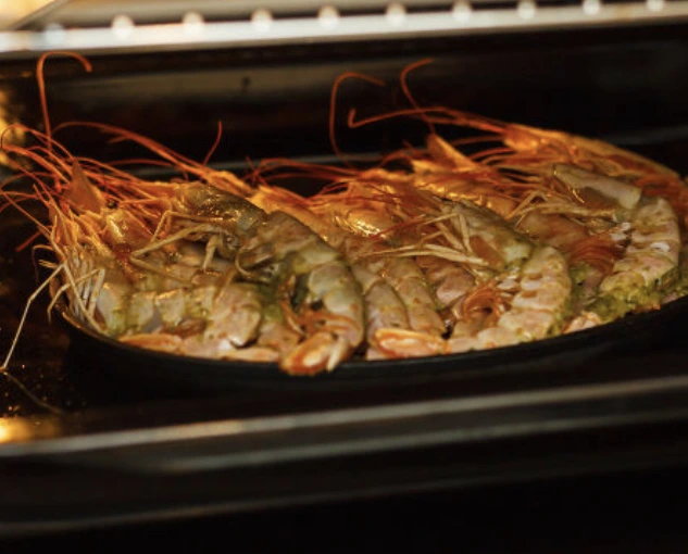 Langoustines with Pesto step 4