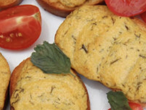 Croutons with Cheese