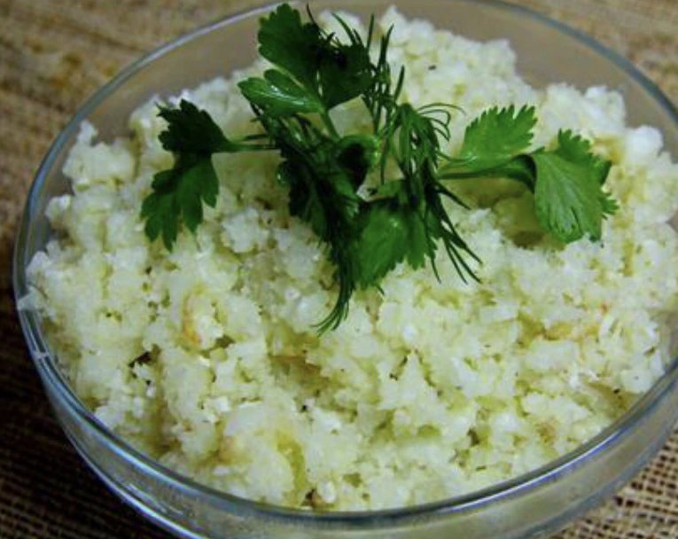 “Rice” from Cauliflower