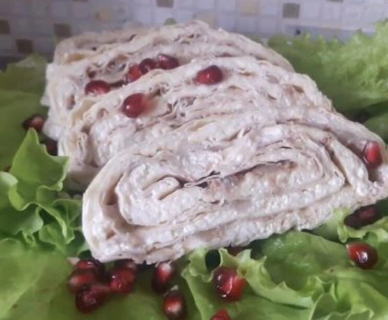 Lavash Snack Roll with Tuna