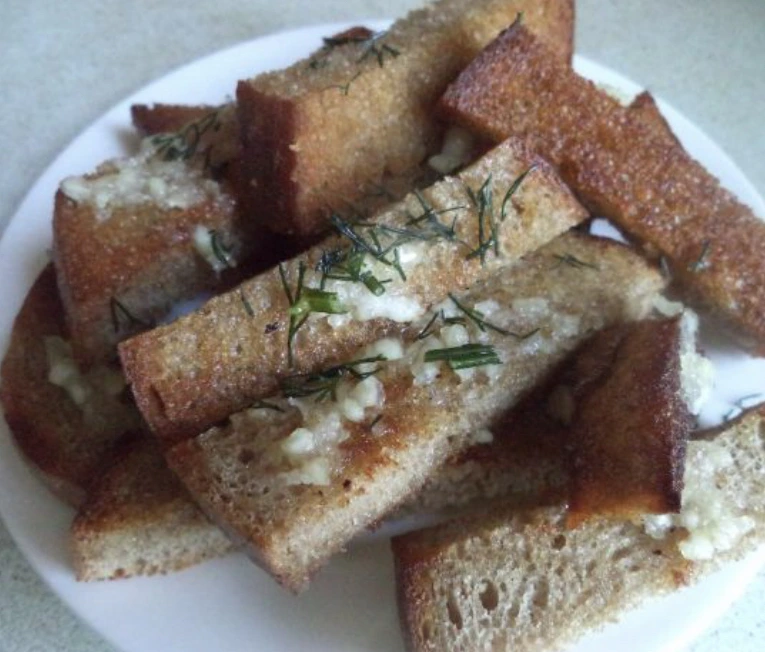 Garlic Croutons (Best Recipe)