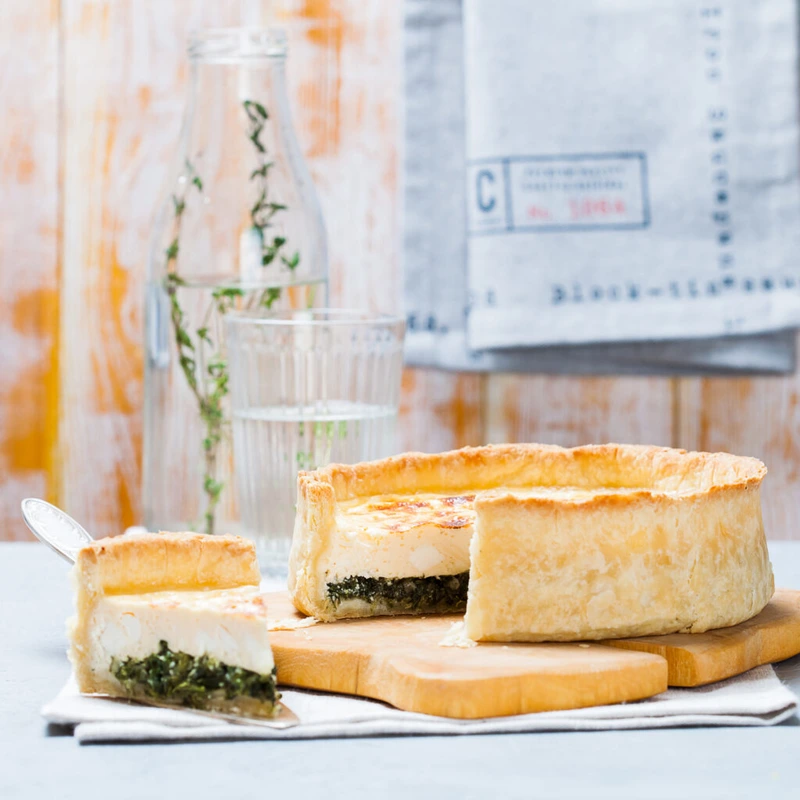 Quiche with Spinach and Feta