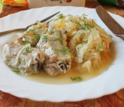 Sauerkraut with Pork Ribs
