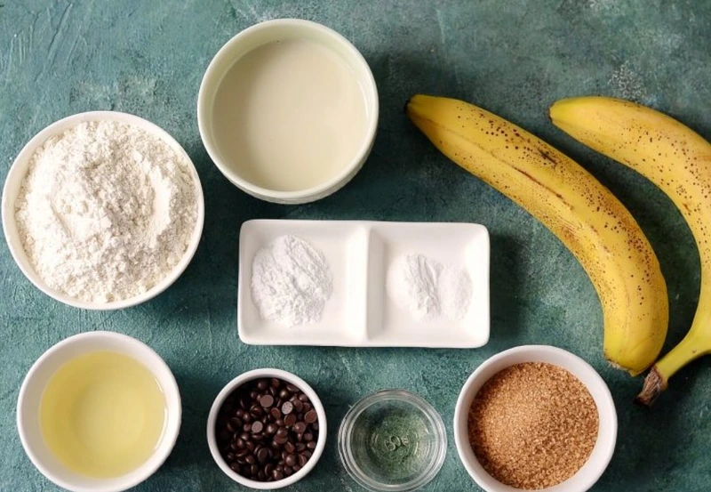 Banana Vegan Bread step 1