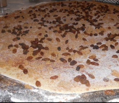 Cinnamon Raisin Buns step 3