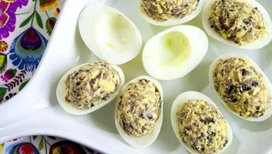 Stuffed Eggs with Mushrooms step 10
