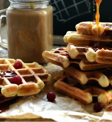 Viennese Curd Waffles