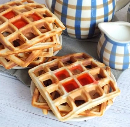 Waffles With Cream