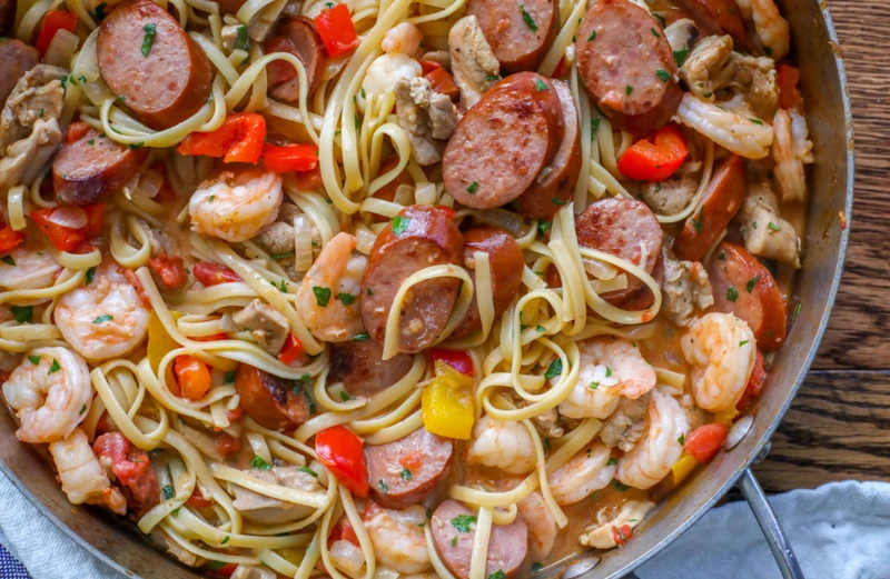 Creole Jambalaya with Pasta