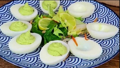 Eggs Stuffed with Avocado