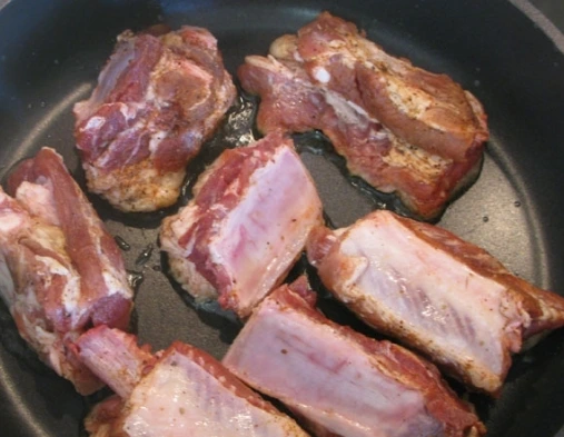 Pork Ribs with Cabbage step 2