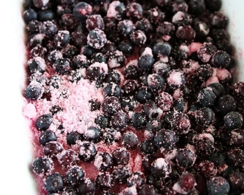 Blueberry Cobbler step 3