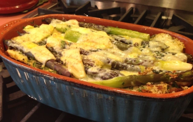 Asparagus Gratin with Cheese step 5