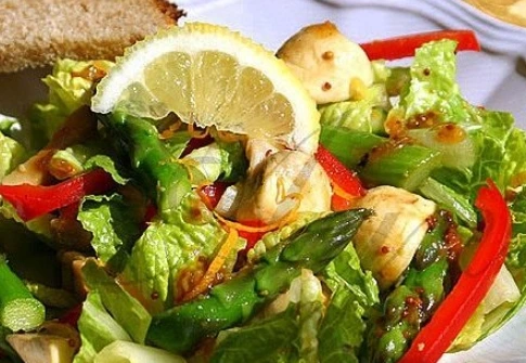 Asparagus Salad with Mushrooms