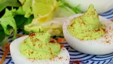 Eggs Stuffed with Avocado