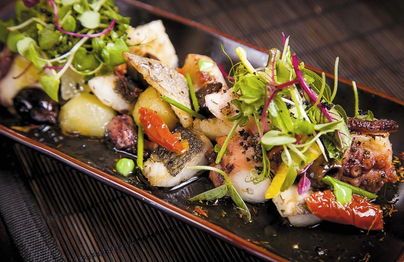 Octopus and Sea Carp Ceviche