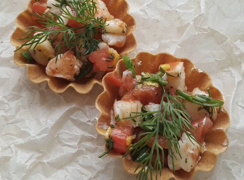 Grilled Shrimp Ceviche