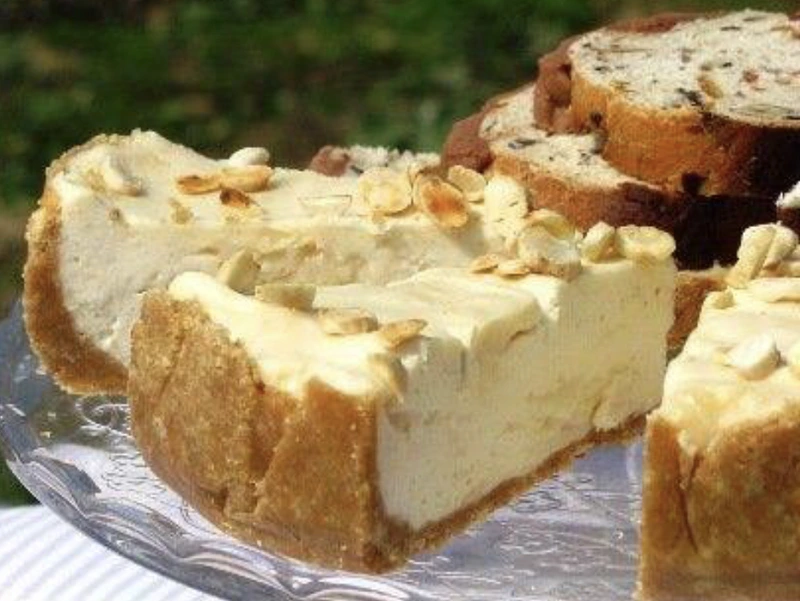 Unbaked Caramel Cheesecake