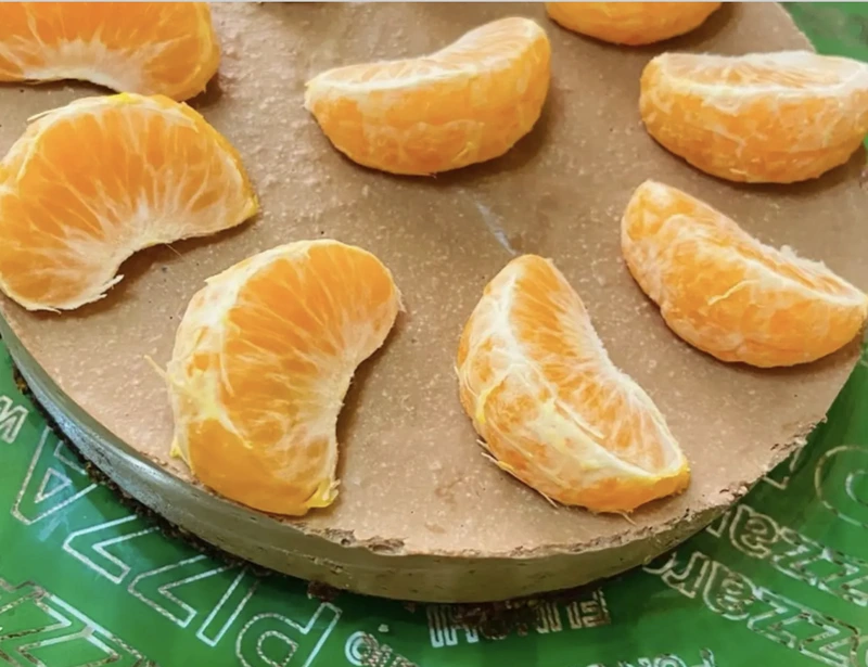 Unbaked Caramel Cheesecake