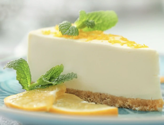 Lemon Curd Cheesecake without Baking