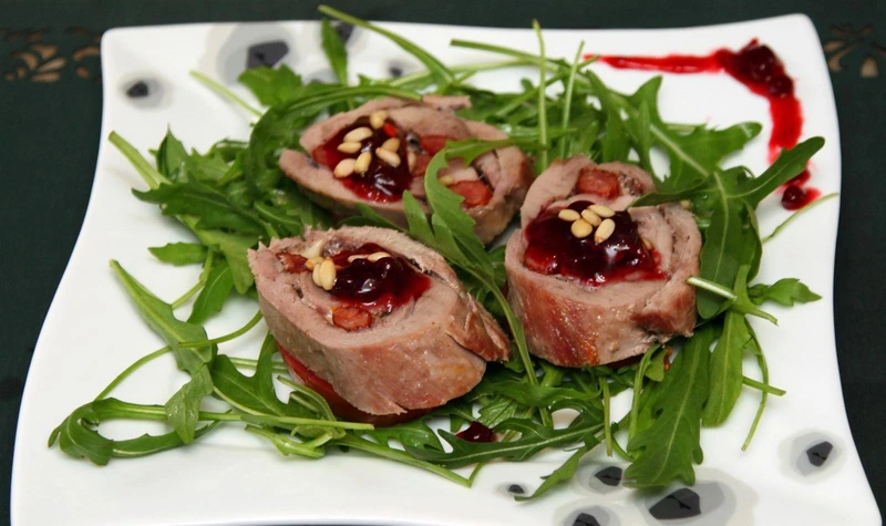 Meat + berry jam