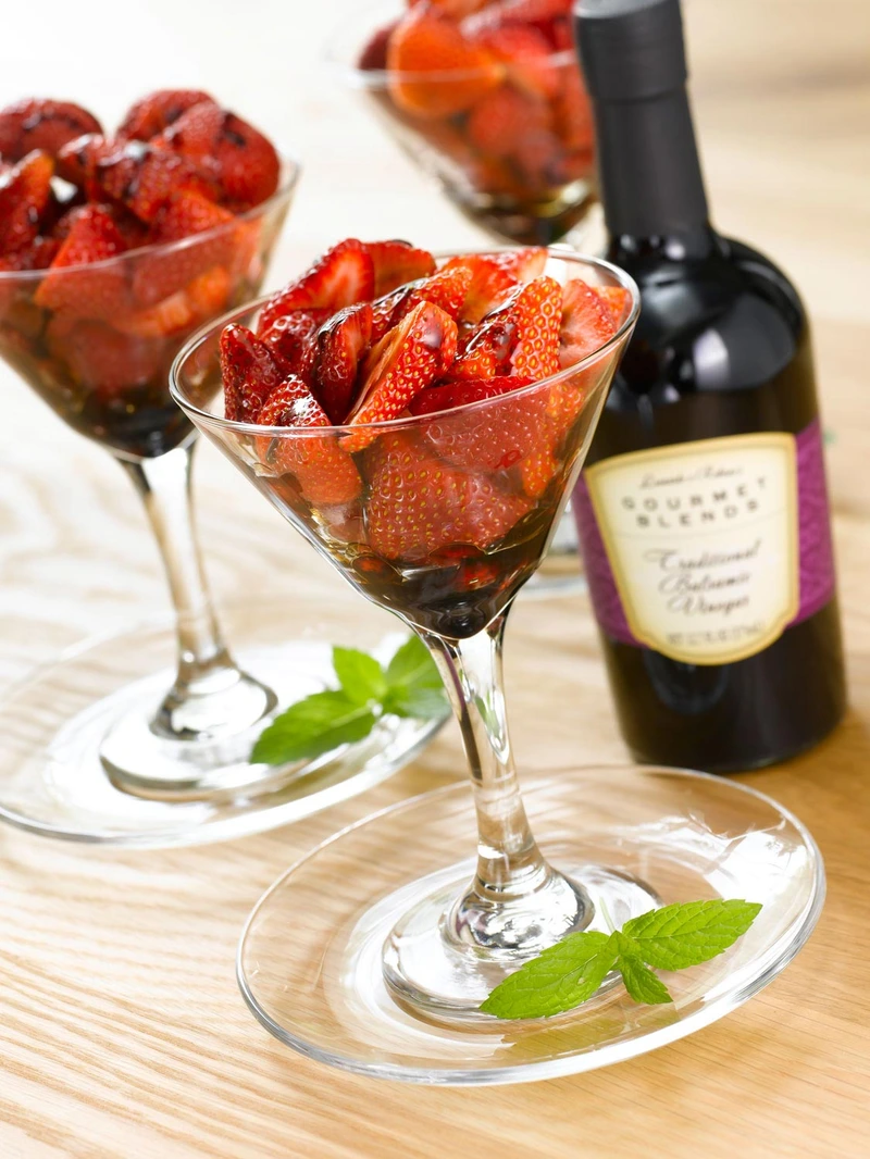 Strawberry + balsamic vinegar