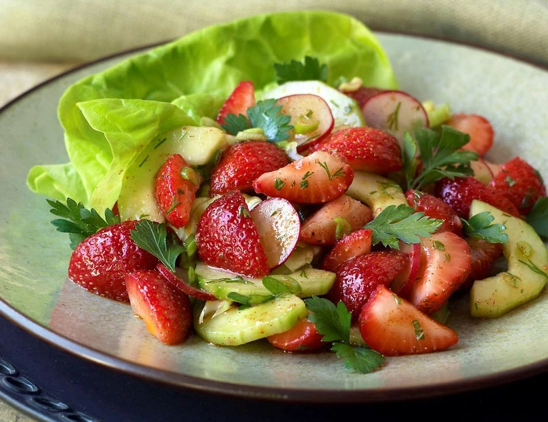 Strawberry + cucumber
