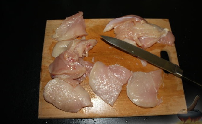 Chicken Schnitzel step 1