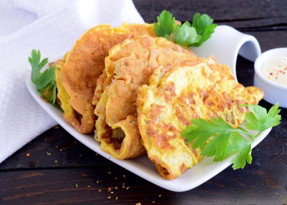 Brizol with Spicy Pickled Pickled Filling.